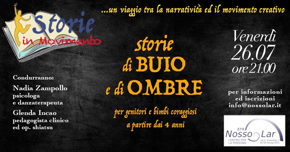 Storie in Movimento storie di buio e di ombre